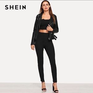 NEW 🍒 Vegan Suede Leggings